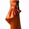 Red Carpet * | Edward Arsouni Couture Ss0356 Dress Orange