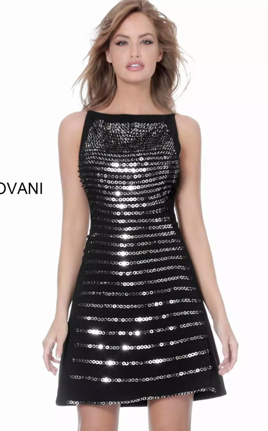 Cocktail Dresses * | Jovani 66372 Dress Black