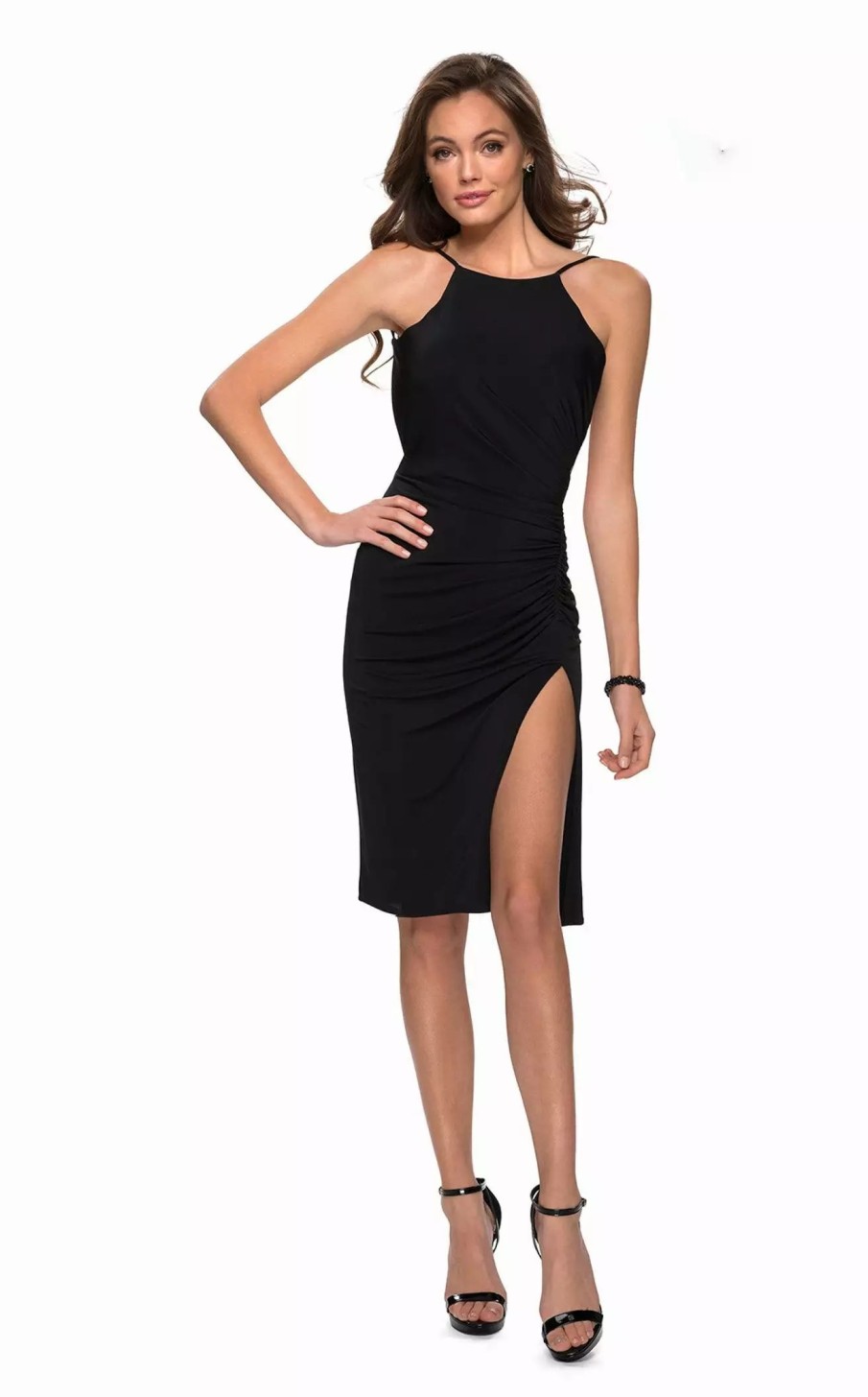 Cocktail Dresses * | La Femme 29312 Dress Black