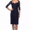 Cocktail Dresses * | La Femme 25527 Dress Navy