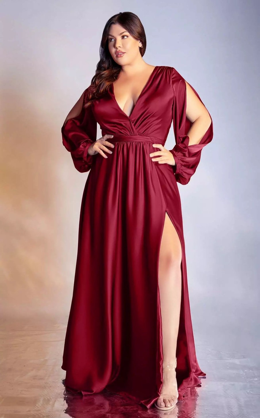 Plus Size Dresses * | Cinderella Divine 7475Ccl Dress