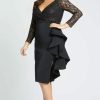 Plus Size Dresses * | Mac Duggal Fabulouss 67545 Dress Black