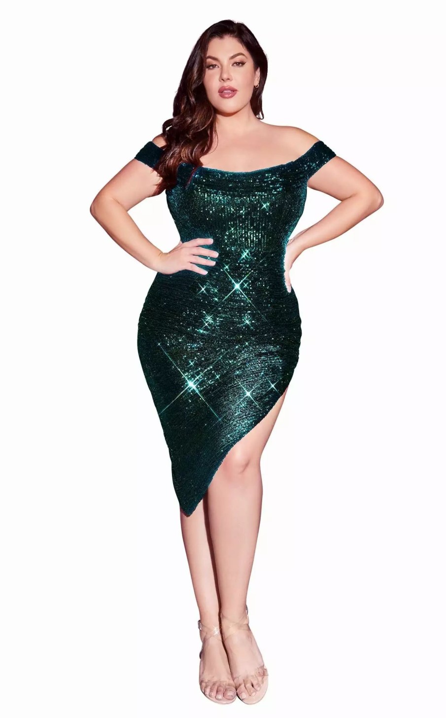 Plus Size Dresses * | Cinderella Divine Ch190C Dress