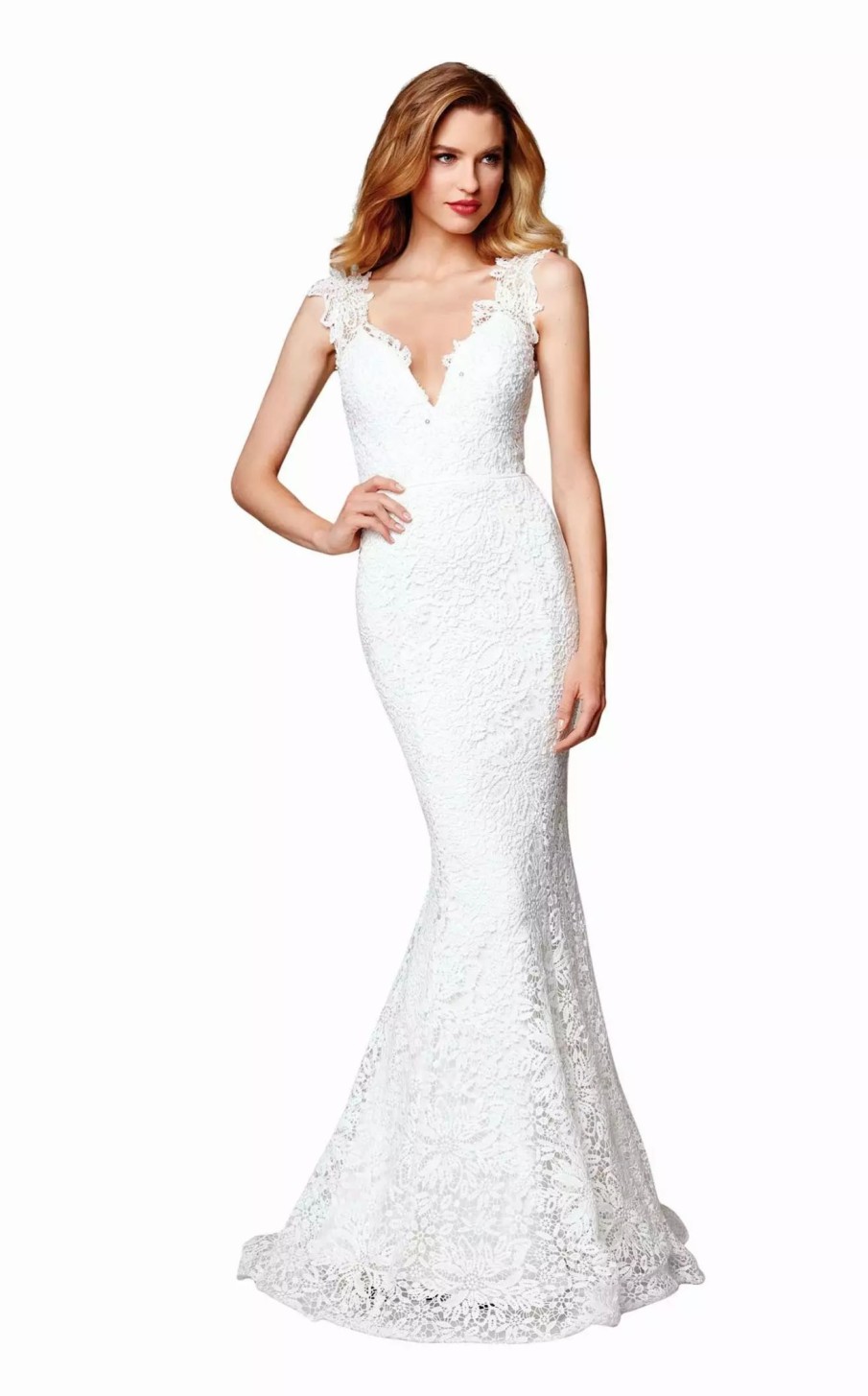 Long Prom Dresses * | Clarisse 600117 Dress Off-White