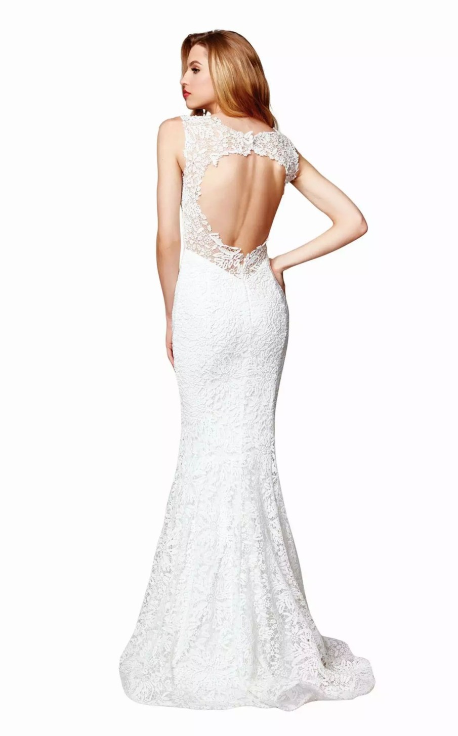 Long Prom Dresses * | Clarisse 600117 Dress Off-White