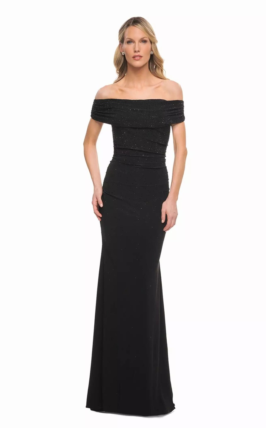 Red Carpet * | La Femme 30117 Dress Black