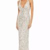 Red Carpet * | Mac Duggal 5312 Dress Nude-Silver