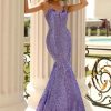 Red Carpet * | Clarisse 810408 Dress Lavender