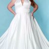 Plus Size Dresses * | Sydneys Closet Sc5279 Dress Ivory