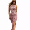 Long Prom Dresses * | Chic And Holland An1450 Dress Pink