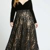 Plus Size Dresses * | Mac Duggal Fabulouss 67614 Dress Black-Nude