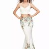 Long Prom Dresses * | Clarisse 3562 Dress Ivory/Print