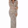 Long Prom Dresses * | Chic And Holland Hf1597 Dress Grey