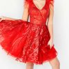 Cocktail Dresses * | Jovani 09466 Dress Red