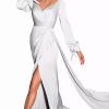 Plus Size Dresses * | Cinderella Divine 7478Wcl Dress Off White