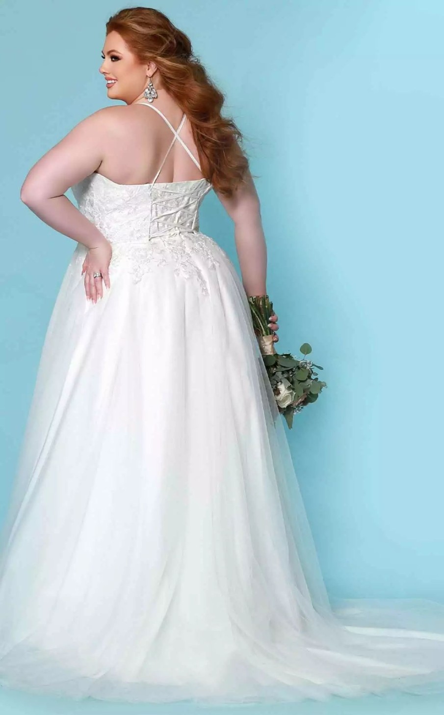 Plus Size Dresses * | Sydneys Closet Sc5277 Dress Ivory