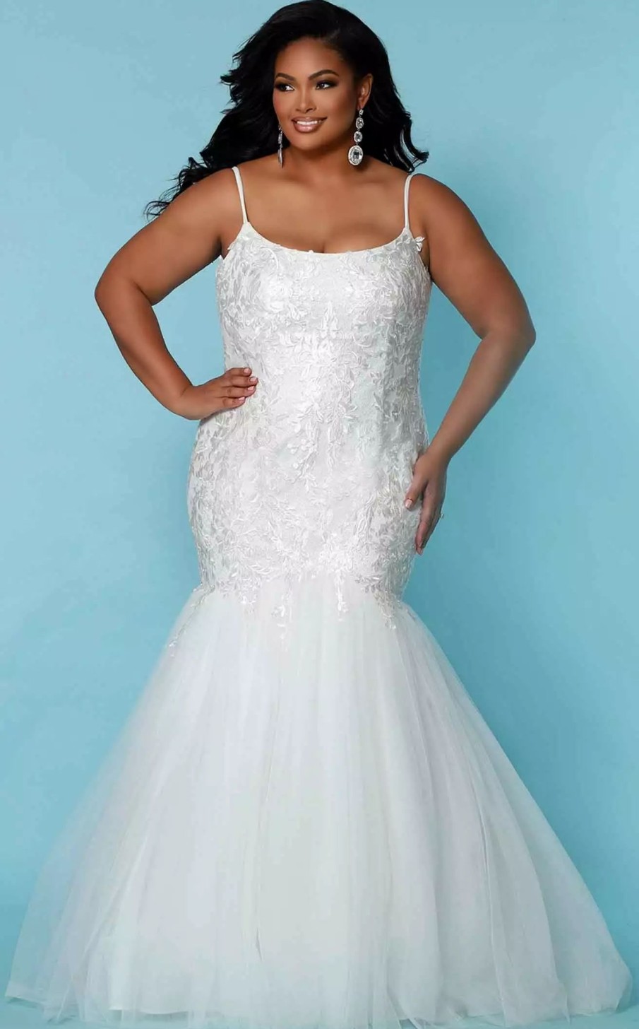 Plus Size Dresses * | Sydneys Closet Sc5278 Dress Ivory