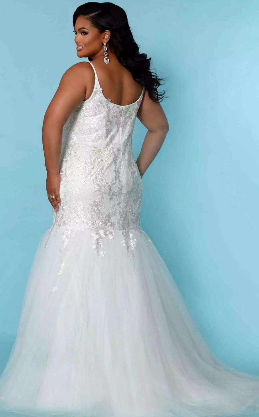 Plus Size Dresses * | Sydneys Closet Sc5278 Dress Ivory