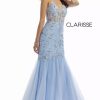 Long Prom Dresses * | Clarisse 5129 Dress Powder-Blue