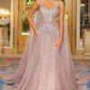 Long Prom Dresses * | Portia And Scarlett Ps22968 Dress Pink