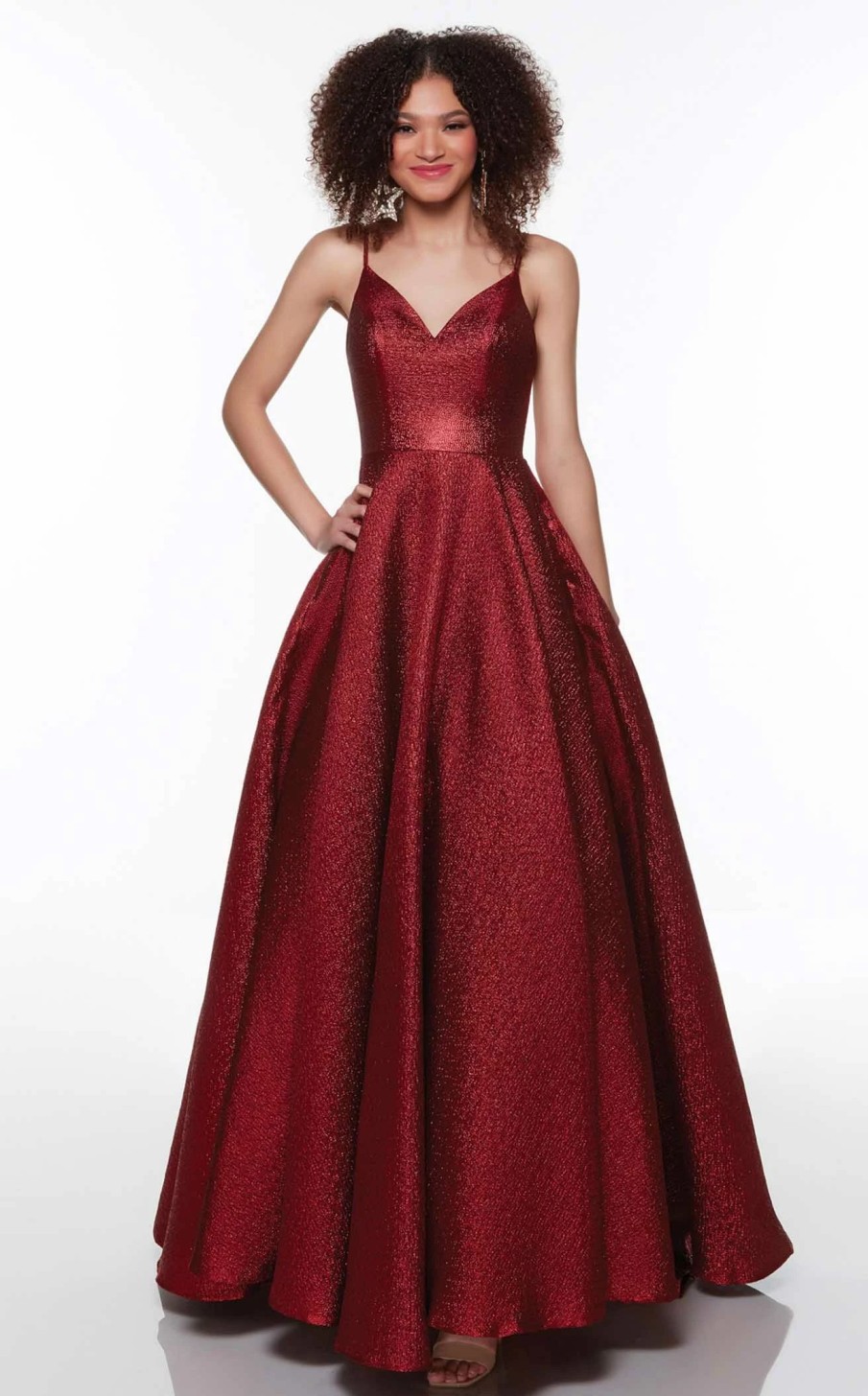 Red Carpet * | Alyce 61258 Dress Claret