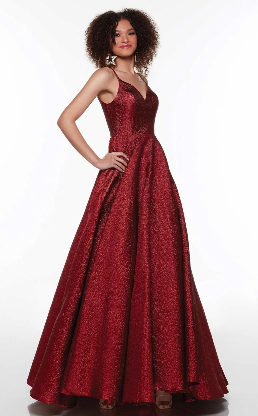 Red Carpet * | Alyce 61258 Dress Claret