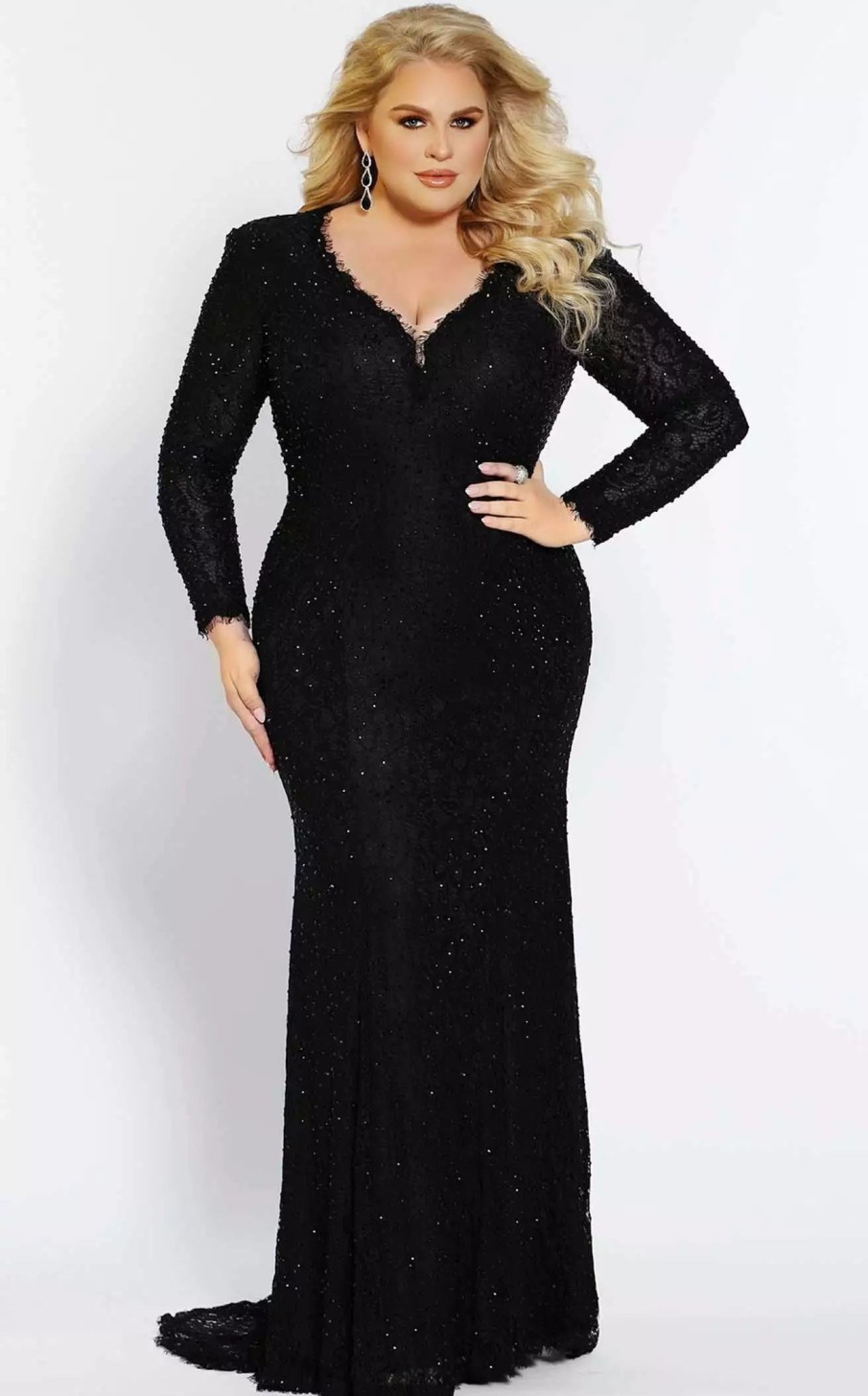 Plus Size Dresses * | Sydneys Closet Jk2104Cl Dress