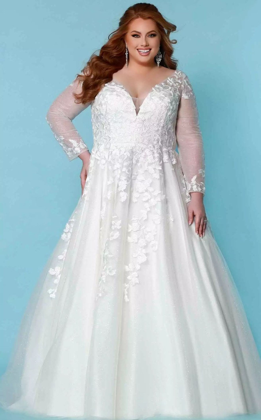 Plus Size Dresses * | Sydneys Closet Sc5267 Dress Ivory