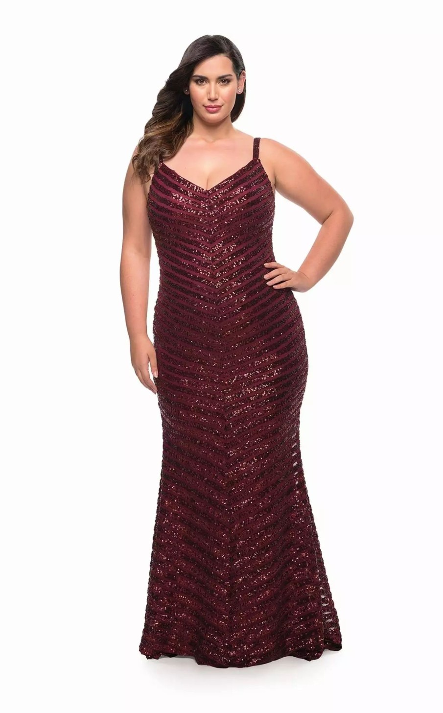 Plus Size Dresses * | La Femme 29622 Dress