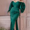 Plus Size Dresses * | Cinderella Divine 7482C Dress