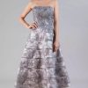 Cocktail Dresses * | Feriani 20517 Dress Silver