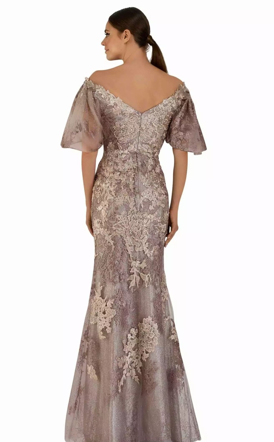 Red Carpet * | Janique W2409 Dress Champagne