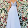 Long Prom Dresses * | Clarisse 810265 Dress Slate-Lilac