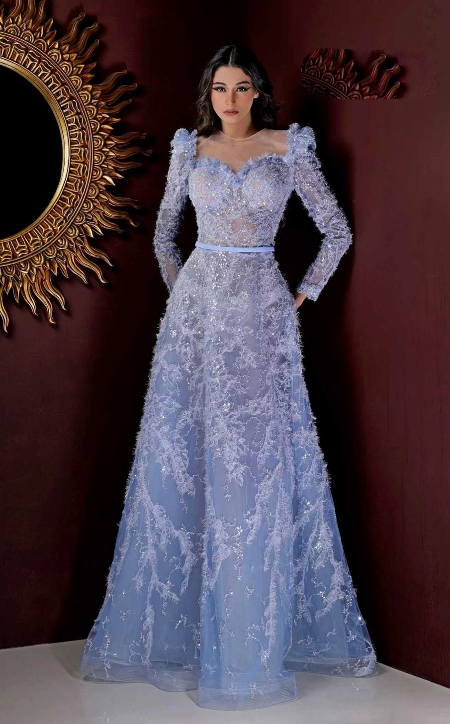 Red Carpet * | Mnm Couture K3974 Dress Blue