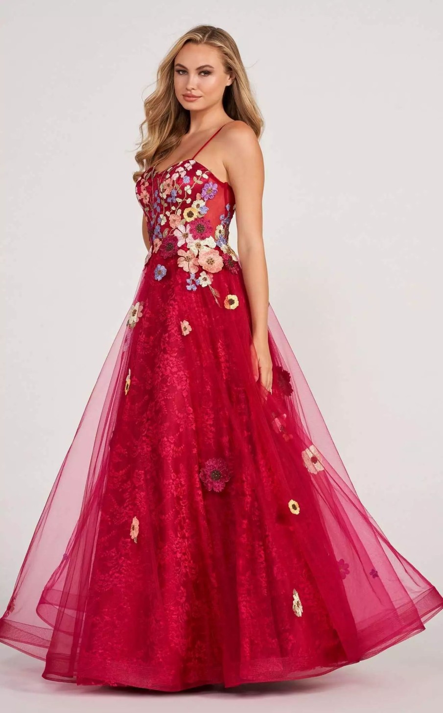 Red Carpet * | Colette Cl2086 Dress Berry-Multi