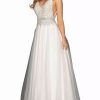 Long Prom Dresses * | Terani 2011P1178 Dress Ivory