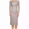 Cocktail Dresses * | La Femme 30036 Dress Silver-Mauve