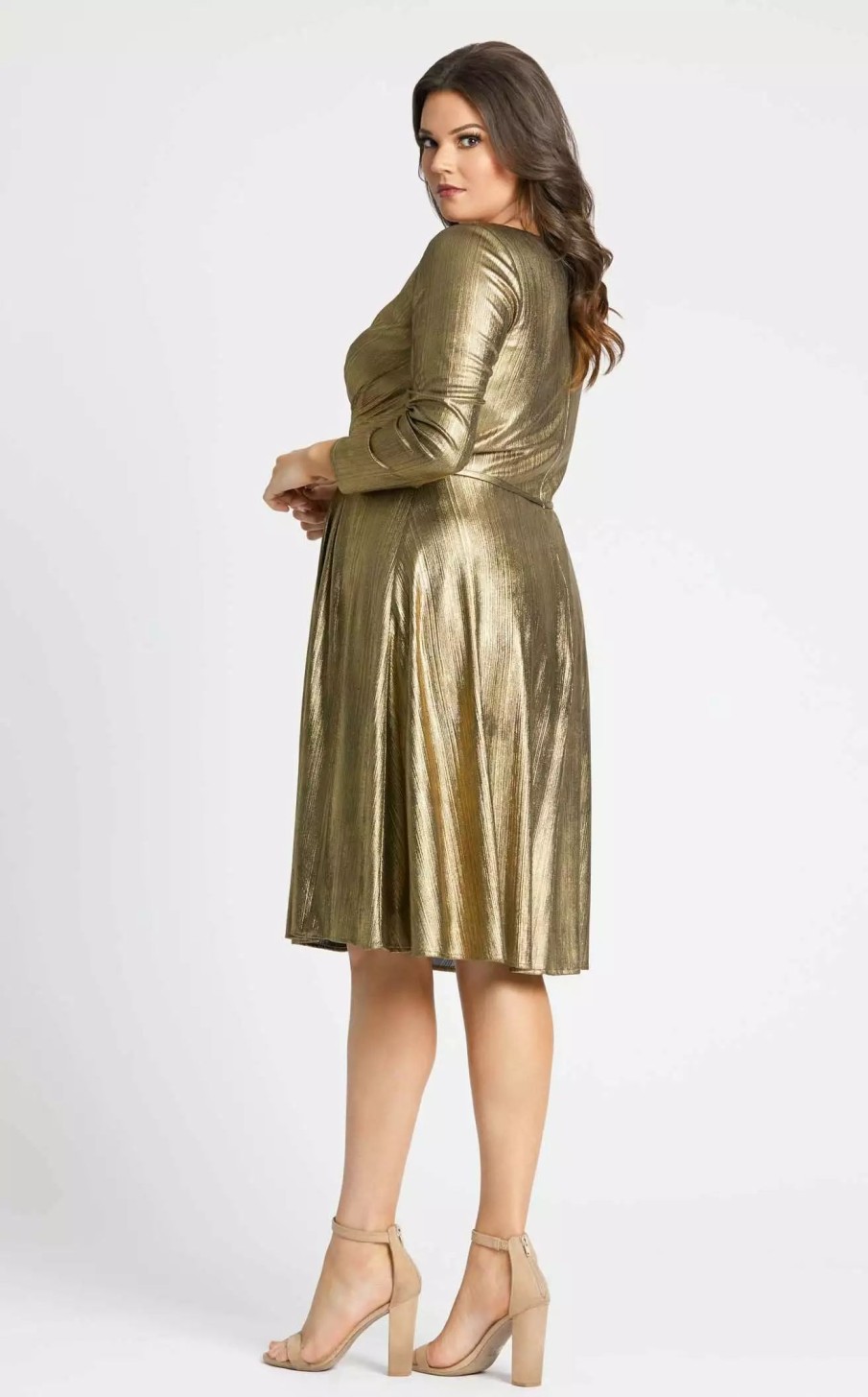 Plus Size Dresses * | Mac Duggal Fabulouss 49224 Dress Bronze