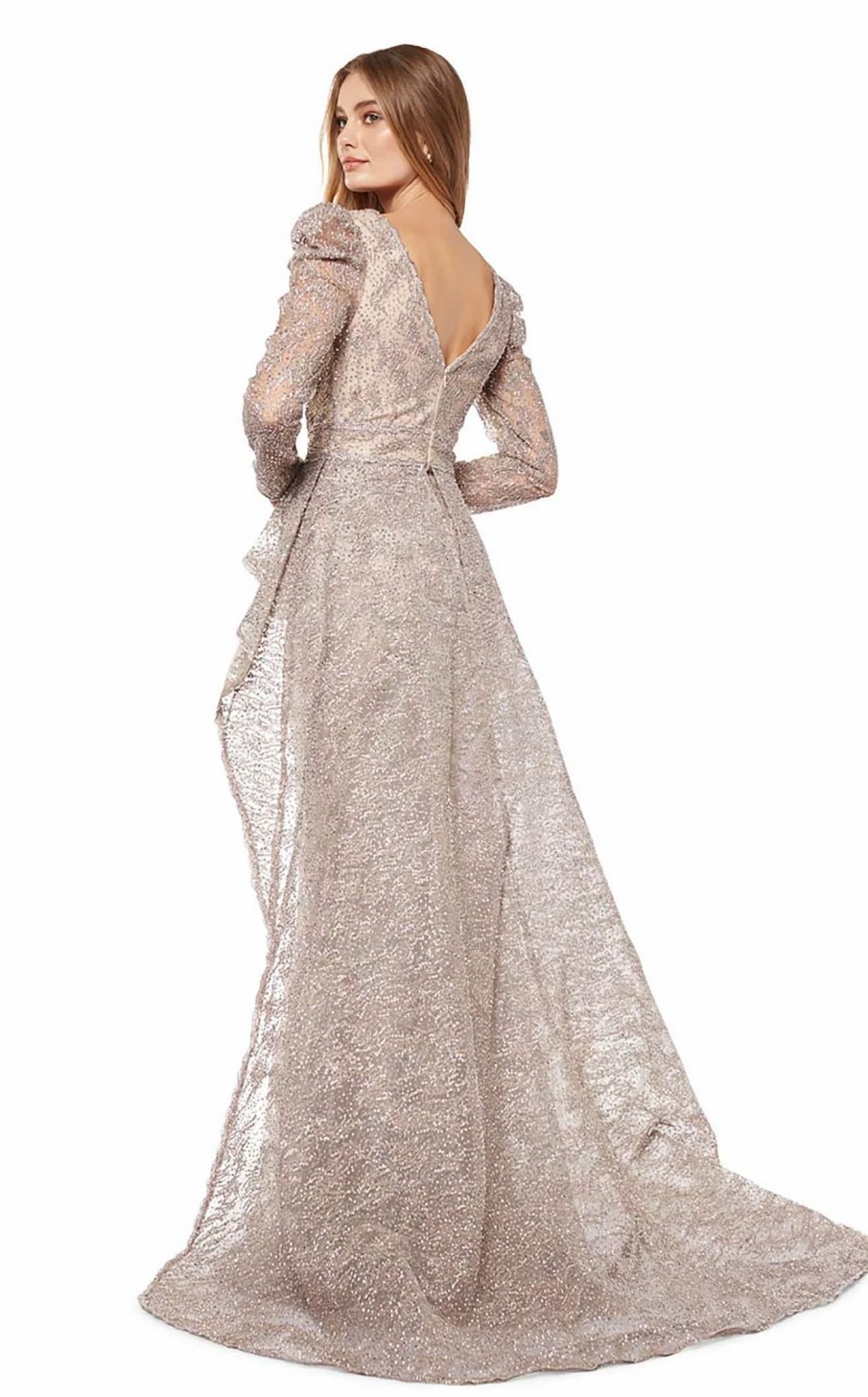 Red Carpet * | Lucci Lu C8016 Dress Taupe