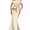 Long Prom Dresses * | Terani 2021E2835 Dress Almond-Champagne