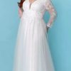 Plus Size Dresses * | Sydneys Closet Sc5271 Dress Ivory